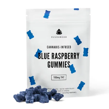 BUUDABOMB BLUE RASPBERRY 100MG