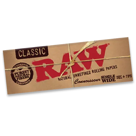 RAW ROLLING PAPER - SINGLE WIDE